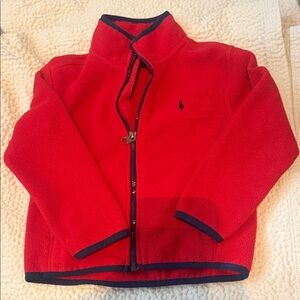 Polo by Ralph Lauren Red Fleece with Navy Accents